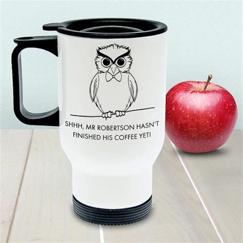 Teacher gifts & present ideas. Personalised Teacher's Shhhh Travel Mug - Teaching Gift ...