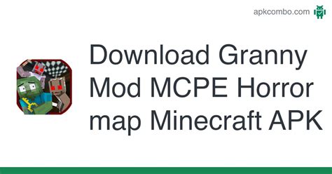 granny mod mcpe horror map minecraft apk download android
