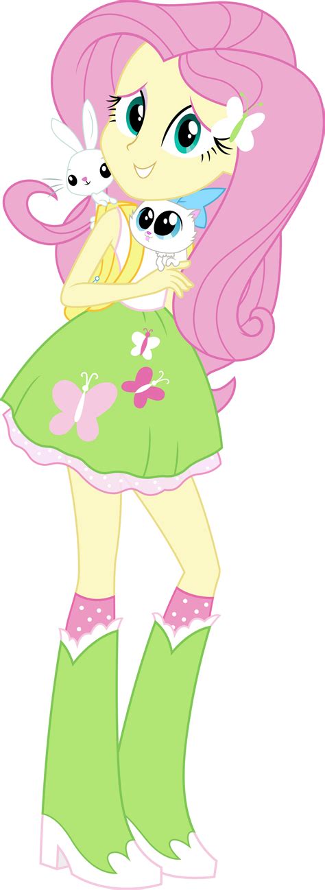 Equestria Girls Fluttershy Vector By Icantunloveyou On Deviantart