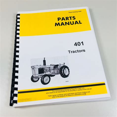Parts Manual For John Deere D Styled Tractor Catalog Exploded Views