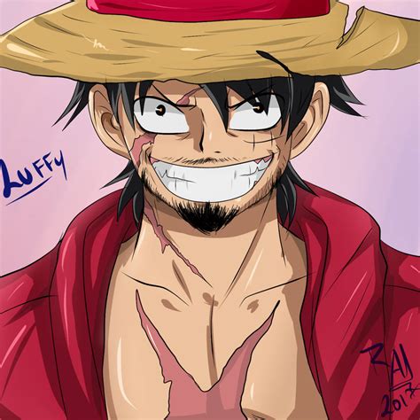 Monkey Dluffy Kaizoku Ou With Colour By Nayrkoruksta On Deviantart