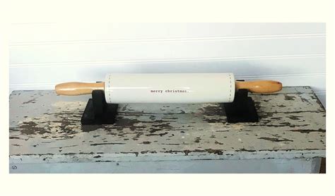 Wood Rolling Pin Stand For Rae Dunn Farmhouse Riser Rolling Pin