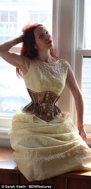 Corset Obsessed Woman Compresses Her Frame Into A 16 Inch Garment