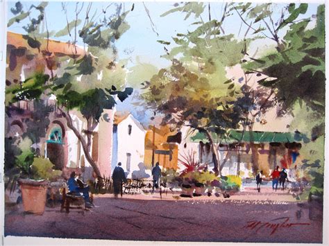 David Taylor Plein Air Santa Barbara Watercolor Landscape
