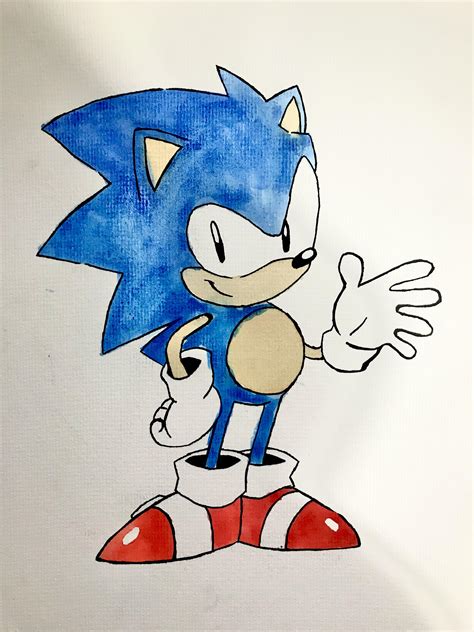Classic Sonic From Sonic Mania R Sonicthehedgehog