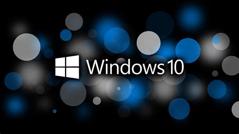 Download Wallpaper 1920x1080 Microsoft Windows 10 System Logo Circles