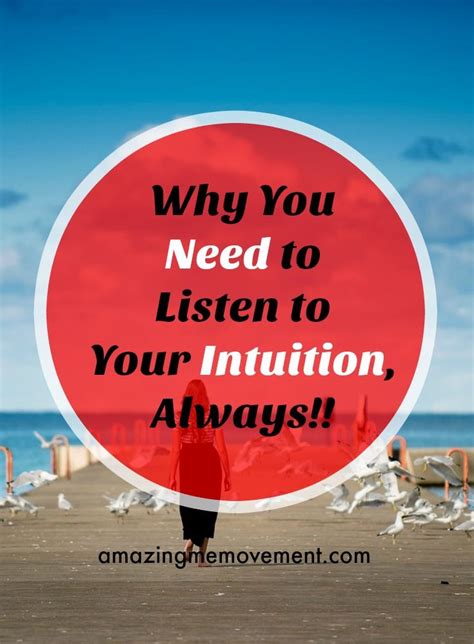 How To Listen To Your Intuition And Why Its So Important Intuition Listen To Your Intuition
