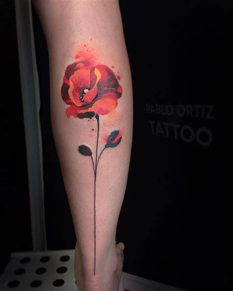 By Pablo Ortiz Poppies Tattoo Bohemian Tattoo Tattoos
