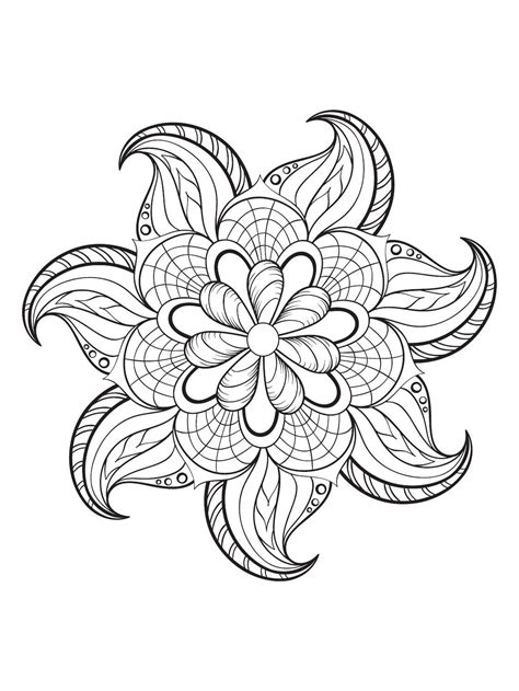 Mindfulness Coloring Mandalas Coloring Pages