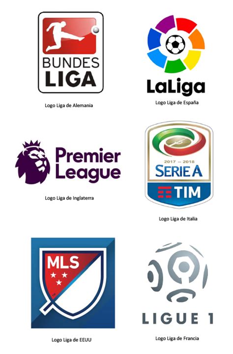 El Diseño Y El Fútbol Logotipos De Ligas De Fútbol