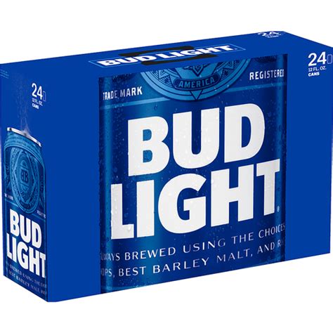 Bud Light Beer 24 Pack Beer 12 Fl Oz Cans 4 2 Abv Lagers Nunu S Market