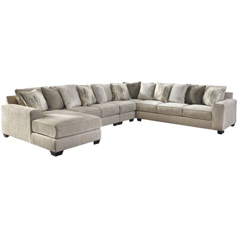 Benchcraft By Ashley Ardsley 39504s7 Contemporary 5 Piece Sectional