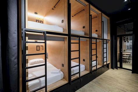 Inbox Capsule Hotel The Five Star Hostel With Modern Interior And Unique Personal Space