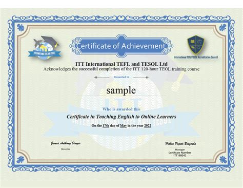 Teol Certificate Itt International Tefl And Tesol