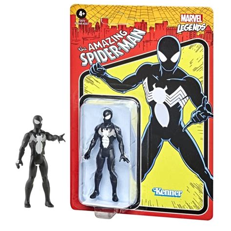 Spider Man Retro Marvel Legends Symbiote Spider Man 6 Inch Action