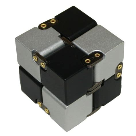 New Aluminium Alloy Infinity 6 Color Fidget Cube Infinity Cubefidget