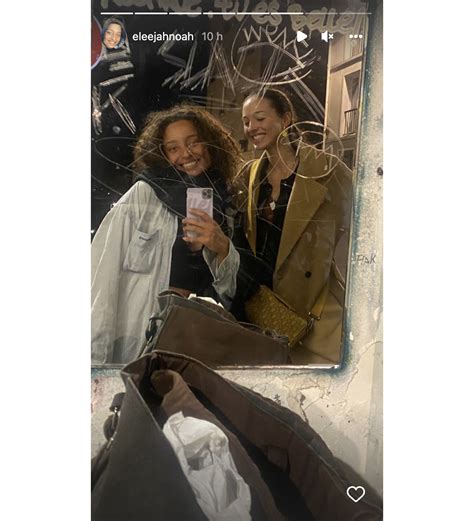 Photo Folle Soirée Entre Soeurs Pour Eleejah Et Jenaye Noah à Paris