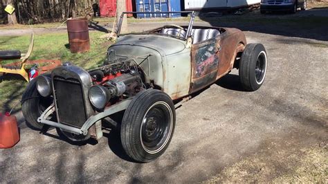 1930 Ford Model A Roadster Traditional Channeled Hot Rod For Sale