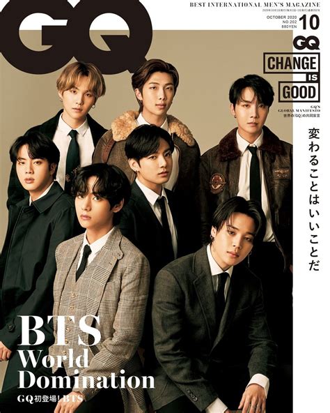 Bts En Portada De Gq Japón Octubre 2020