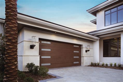 Modern And Contemporary Garage Doors Steel And Faux Wood