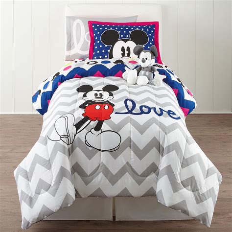 Haru homie microfiber reversible printing mickey mouse couples duvet cover. BUY Disney Collection Mickey Mouse Chevron Twin\/Full ...