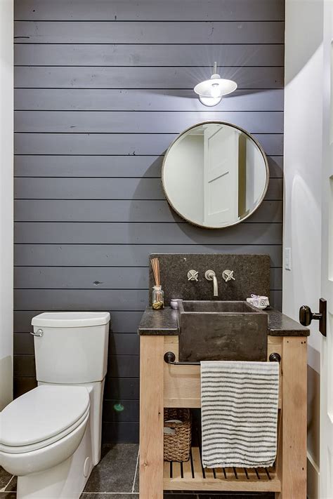 Modern Farmhouse Powder Room Ideas The Best Farmhouse Bathroom Decor