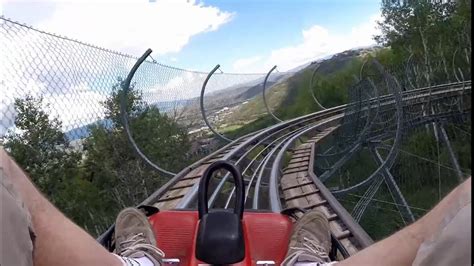 Alpine Coaster Park City Mountain Resort Hd Pov Youtube