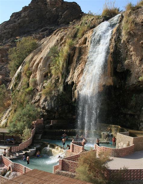 Main Hot Springs On The Edge Of Wadi Mujib Waterfall Places To