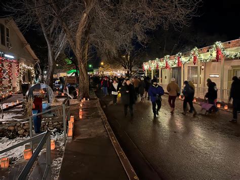 The Canyon Road Farolito Walk Santa Fes Iconic Christmas Eve Traditi
