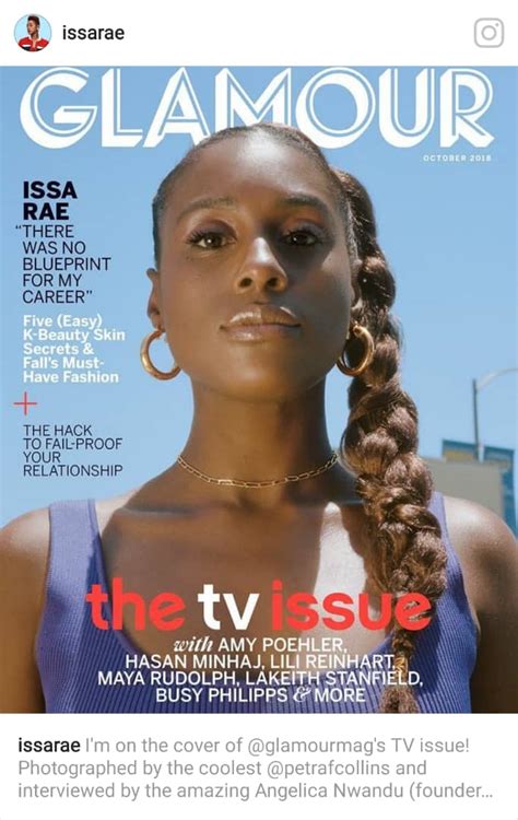 Issa Rae Covers Glamour Magazine October Issue Olorisupergal