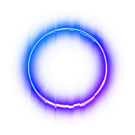 Neon Blue Circle Frame Neon Blue Neon Blue Circle Blue Circle Png