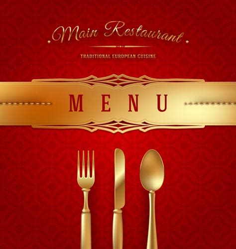 restaurant wooden sign  menu cover vectors