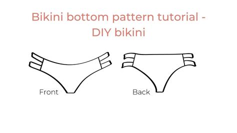 Learn How To Sew Bikini Bottom Pattern Sky By Bikini Design Club Youtube