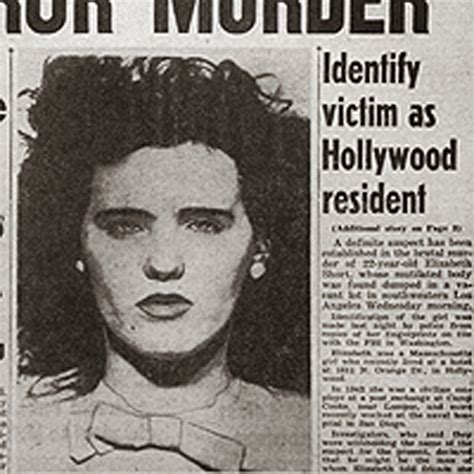 Elizabeth Short Newspaper They Know Who She Is Black Dahlia