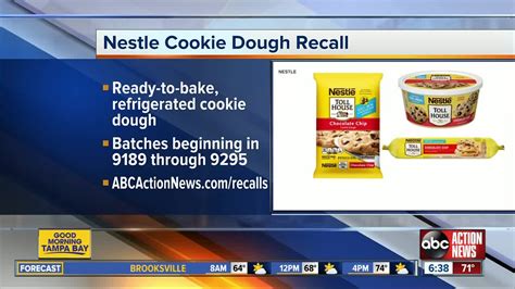 Nestlé Recalls Cookie Dough Due To Possible Rubber In Products