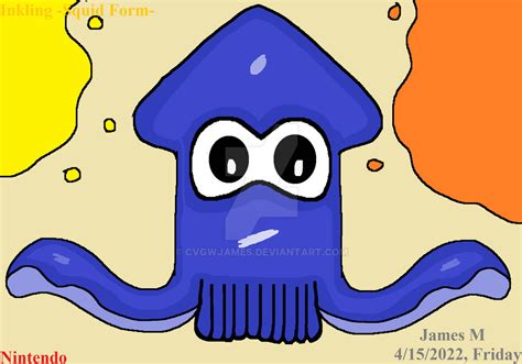 Inkling Squid Form By James M By Cvgwjames On Deviantart