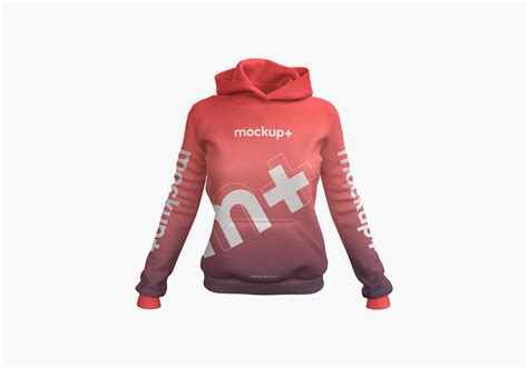Download Ghost Mannequin Women Hoodie Mockup Set | Mockup+