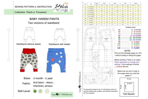 Baby Harem Pants Sewing Patterns Pdf Sewing Patterns For Boys And For