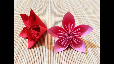 Buy some origami paper or just get a4 paper and cut it into a square. Origami Kusudama Flower - How to make Origami Flowers ...