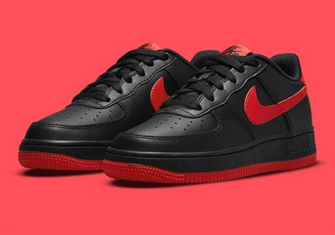 Nike Air Force 1 Black University Red Dh9812 001