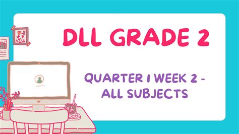 Daily Lesson Log Dll Grade Week Melc Based All Subjects Youtube