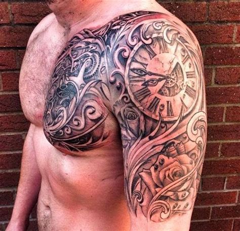 80 Fascinating Clock Tattoos Designs For You Latest