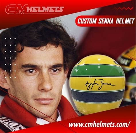 F1 Icons Ayrton Senna Custom Helmet Cm Helmets