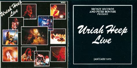Live January 1973 Cd Live Re Release Von Uriah Heep