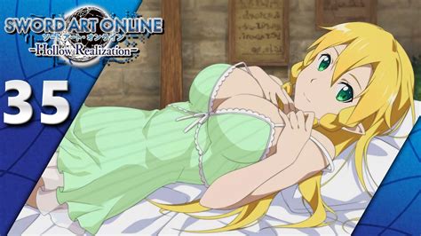 Sword Art Online Hollow Realization Ps4 Lets Play Taking Leafa To The Bedroom Part 35