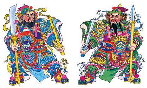 Dewa Pintu Men Shen Qin Shubao Dan Yuchi Gong Tionghoainfo
