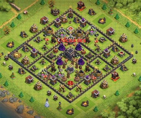 Clash Of Clans Th9 Base - 10+ Best TH9 Defense Base 2021 (New!)