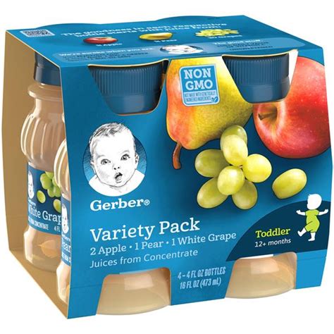 Gerber Nature Select 100 Juice Variety 4 Pack Hy Vee Aisles Online