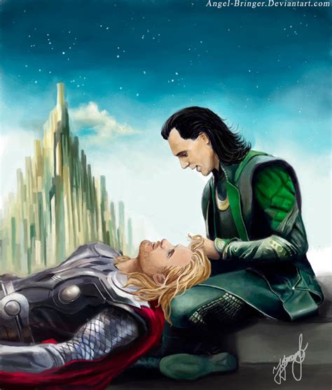 Thor And Loki By Angel Bringer On Deviantart