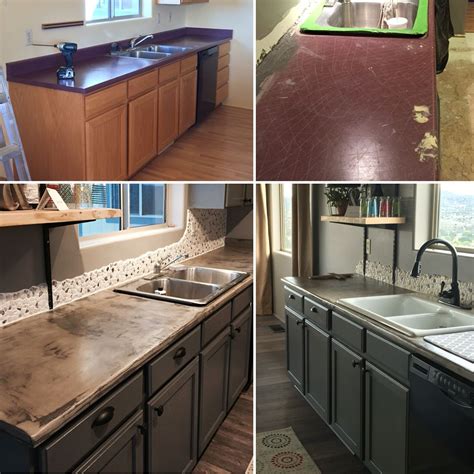 How have my painted kitchen counters held up? Painted the oak cabinets and then did concrete over the ...
